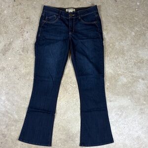 Democracy Dark Blue Flared Leg Jeans Size 10